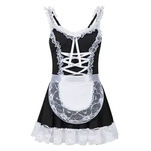 Vrouwen Jurk Maid Uniform Leuke Meisjes Sexy Lingerie Cosplay Kostuums Anime Rollenspel Party Stage Nachtclub Kostuum