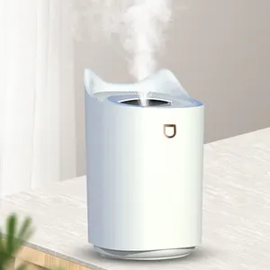 Máy Tạo Độ Ẩm Không Khí Siêu Âm Usb 300Ml Với Đèn LED Máy Phun Sương Cầm Tay Mini Car Double Wet Fogger Humidifier Diffuser Aroma H2o