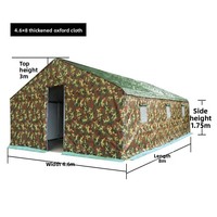 Carpa de Camuflaje Impermeable de Tela Oxford para Obras de Construcción, de Cuatro Estaciones, 3x4 Metros, Resistente para Exteriores y a Prueba de Lluvia