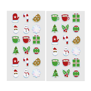 Christmas-Themed Hydrocolloid Acne Patches Wholesale Pricing Easy Peel Tear Off Strip Hot Selling Facial Skincare 18 Patches