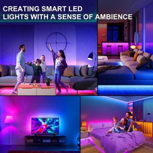 Tira de Luz LED RGB de PVC de 3.5m para Retroiluminación de TV, con Control USB/WiFi, Flexible, para Televisores de 50-65 Pulgadas - Product Image 2