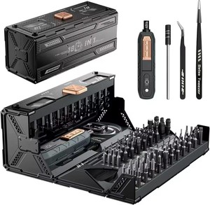 Juego de destornilladores de precisión 180 en 1, juego de herramientas de reparación de teléfonos móviles, Cubo de acero magnético, almacenamiento manual - Product Image 1