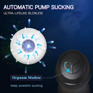 3Dテクスチャード加工のリアルなポケットプッシー電気ペニスストローカー大人のおもちゃ振動自動男性オナホール吸盤男性用 - Product Image 3