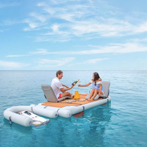 Mini Estación de Acoplamiento Inflable de Alta Calidad, <span class=keywords><strong>Muelle</strong></span> Flotante para Jetski, Marina, Pontón Flotante, Muelles Inflables para Barcos - Product Image 3