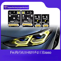 Module DRL laser bicolore RGB style M3 M4 12V, montage direct pour phares, compatible avec BMW G22 G80 G82 2021-2023