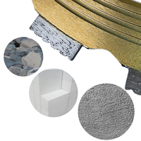 Lame de scie diamantée de 400 mm (16 po) avec noyau en acier au carbone et pointes diamantées pour rainurage mural et découpe de secours