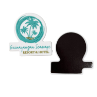 Support magnétique pour mémos de réfrigérateur en PVC souple 2D, personnalisé, moulé par injection, pour cadeaux promotionnels - Hub Industriel