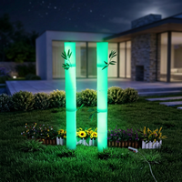 Lampes LED de paysage extérieures étanches à piles au lithium, décoration pour Thanksgiving, Noël, Halloween, multicolores, télécommande