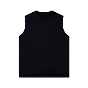 Gilet d'été 230g Ice-Cool en coton solide sans manches - Product Image 1