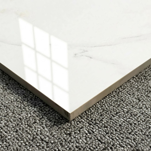 <span class=keywords><strong>Porcelanato</strong></span> Blanco Moderno para Interiores de 120x60 cm, 1200 x 600 mm, Cerámica Esmaltada y Pulida para Piso - Product Image 2