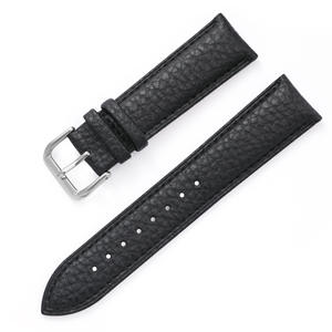 <span class=keywords><strong>Bracelet</strong></span> de montre en cuir véritable grain litchi pour homme et femme, compatible avec le design Sport Loop, 18mm 19mm 20mm 22mm 24mm - Product Image 2