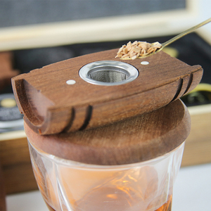 カスタムベストセラー昔ながらの喫煙者木製キットクリスマスギフト4フレーバーカクテルとウイスキー喫煙者セットパーティー喫煙ツール - Product Image 6