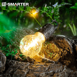 Linterna de camping Le-Smarter con bombilla LED y gancho, luz portátil para exteriores, para jardín y tienda de campaña - Product Image 1