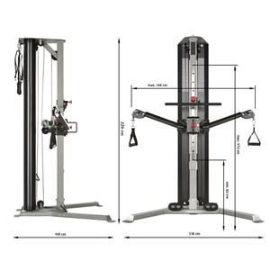 El más nuevo Pin Loaded Entrenador multifuncional Gimnasio Equipos de <span class=keywords><strong>fitness</strong></span> Pull Station-Entrenador multifuncional Entrenamiento de hombros - Product Image 5