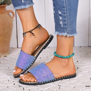 Sandalias Planas con Pedrería, Estilo Verano 2026, Zapatos Elegantes para Mujer - Product Image 1