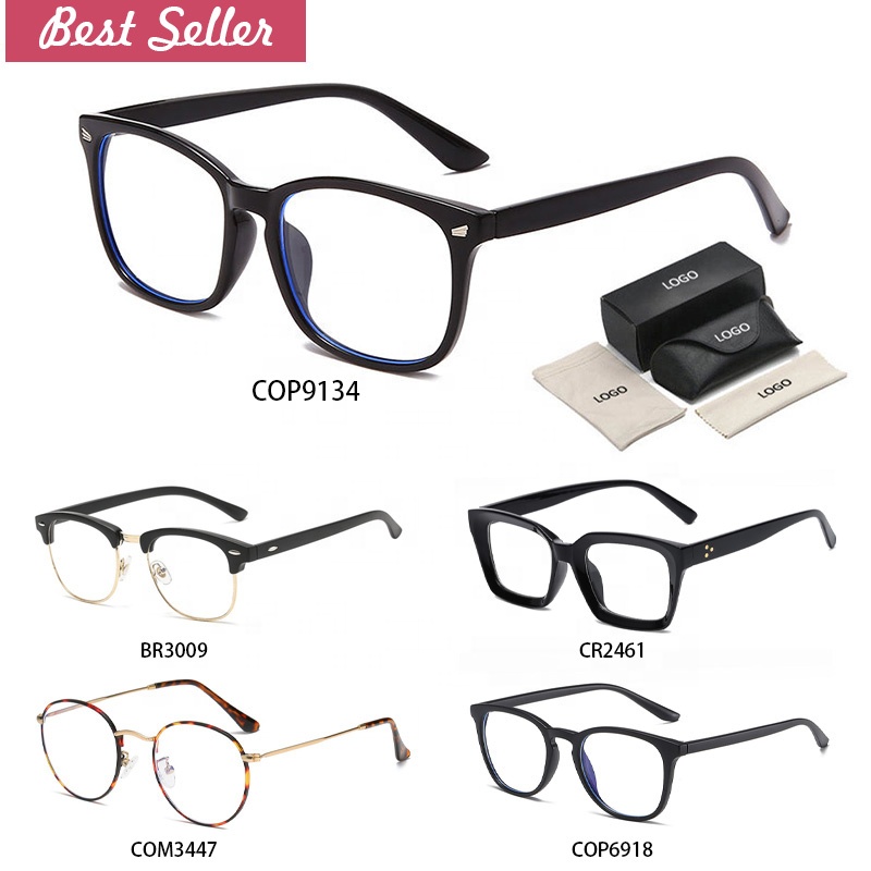 UV400 унисекс с логотипом на заказ, классические квадратные очки для чтения, очки с защитой от синего света