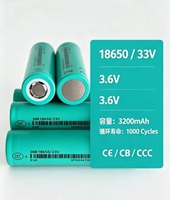 Batterie lithium-ion 18650 33V 3.6V, 3300mAh ; Boîtier de batterie externe, 3000mAh ; Batterie de station de charge portable.