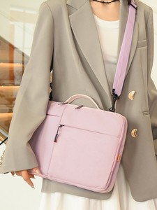 Sac pour ordinateur portable en tissu Oxford imperméable, mallette d'affaires portable grande capacité, housse de protection, sacs pour avocat avec logo personnalisé - Product Image 5