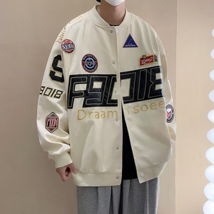 Chaqueta de Invierno para Mujer, Estilo Hip Hop, Oversize, con Estampado de Alta Calidad, Personalizable con Logotipo Frontal, Bordado 3D Tipo Toalla, Sudadera con Capucha de Béisbol - Product Image 5