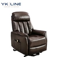 Fauteuils inclinables en cuir véritable de conception moderne, chaise inclinable confortable, vente en gros