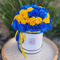Boîtes à fleurs roses romantiques de luxe en forme ronde pour les faveurs de mariage et les emballages cadeaux