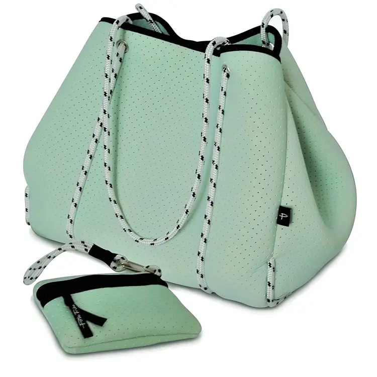 OEM Factory Price Mommy Female Bag Waterproof Beach Fashion Bags Neoprene Handbag For Shopping