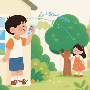 Walkie Talkie Video Wireless Intelligenti per Bambini, Interfono Video Ricaricabile, Set da <span class=keywords><strong>2</strong></span>, Radio Bidirezionale, Giocattolo Divertente e Alla Moda, Regalo per Bambini per Esterni - Product Image 4
