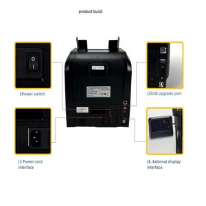Máquina Contadora <span class=keywords><strong>de</strong></span> <span class=keywords><strong>Dinero</strong></span> Profesional |   Máquina Contadora <span class=keywords><strong>de</strong></span> Billetes <span class=keywords><strong>de</strong></span> Alta Resistencia con Conteo Automático |   para monedas EUR, USD, LBP - Product Image 5