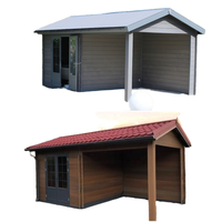 Kits de construction d'abris de jardin préfabriqués de conception moderne alternative bois extérieur carport conteneur plans de maison