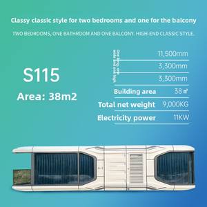 Tech-Savvy Maison en conteneur résidentielle intégrée Capsule en acier préfabriquée de style luxe sauvage pour villa ou appartement chez l'habitant - Product Image 6