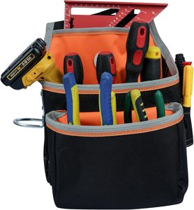 Người Đàn Ông Chuyên Nghiệp Của Công Cụ Xây Dựng <span class=keywords><strong>Vest</strong></span> 4 \ "Độn <span class=keywords><strong>Polyester</strong></span> Hammer Holster Với Công Cụ Carpenter Pouch OEM Tùy Chỉnh - Product Image 5
