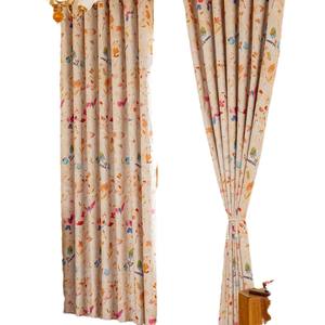 Rideaux imprimés occultants complets de Style moderne Simple nordique pour chambre salon oeillet dessin animé livraison directe printemps - Product Image 1