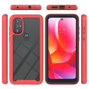 360 Đầy Đủ Bảo Vệ Cơ Thể Trong Suốt Trường Hợp Cho Motorola G13 G23 G53 G62 5G G52 G82 G42 G22 E32 G30 G20 G10 Điện Thoại Điện Bìa - Product Image 2