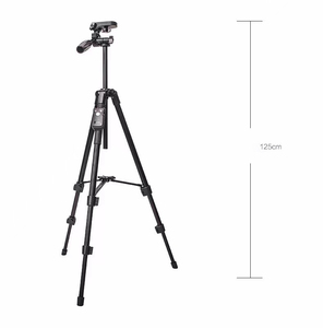 Nuovo arrivo YUNTENG VCT-5208 alluminio lega di magnesio gamba treppiede testa smartphone morsetto treppiedi per fotocamera SLR - Product Image 3