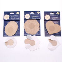 Cubrepezones Adhesivos Desechables con Diseño de Flor, Lencería Sexy