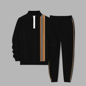 Nuevo Diseño de Ropa Deportiva para Hombre, Otoño Invierno, para Correr, Trotar, Hacer Ejercicio, Cinturón Deportivo, Rayas Acanaladas, Nueva Tendencia de Marca - Product Image 1
