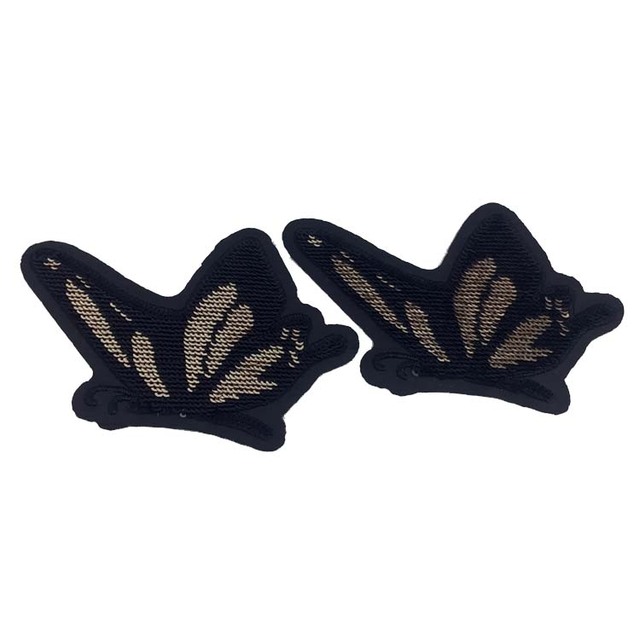 Sequin Embroidery Patches with Inspiring Sequin Design Fabric Sew-On Style for Customizing Your Felt Fabric
