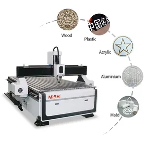 MISHI alüminyum Metal akrilik ağaç İşleme CNC Router makine çin'den 1325 ahşap kesici mobilya sanayi