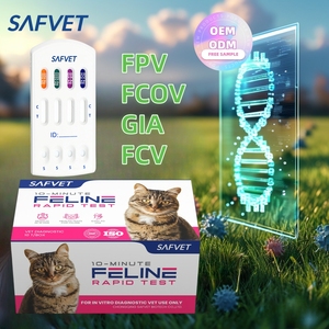 Félin Panleucopénie Fpv Ag Fcov <span class=keywords><strong>Test</strong></span> Vétérinaire Chat Fpv Fcov Gia Fcv Antigène Quadruple <span class=keywords><strong>Kit</strong></span> de <span class=keywords><strong>Test</strong></span> Rapide pour Chats - Product Image 5