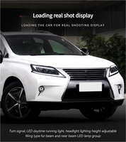 Pour 2007-2014 Lexus RX330 RX350 Series phares mise à niveau nouveaux feux avant LED Pixel blanc avec température de couleur 6000K 12V