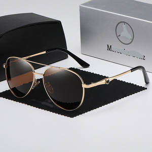 แว่นกันแดดโพลาไรซ์แฟชั่นใหม่สำหรับผู้ชาย ป้องกันรังสียูวี แบรนด์ดัง - Product Image 4