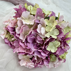 Nueva Flor Artificial de <span class=keywords><strong>Hortensia</strong></span> de 5 Cabezas en Tonos Otoñales, Accesorios para Bodas, Adornos para Sala de Estar y Hoteles, Venta al Por Mayor de Fábrica - Product Image 6