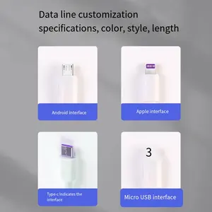 कारखाने की प्रत्यक्ष बिक्री 1 मीटर 5a अल्ट्रा-फास्ट चार्जिंग केबल को यूएसबी करने के लिए TYPE-C