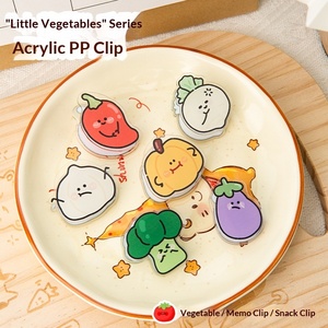 Vente directe usine – Nouveaux clips de classement mignons pour étudiants, clips personnalisés en forme de légumes, clips de reliure en <span class=keywords><strong>plastique</strong></span> spéciaux pour bureau, modèle DK245 - Product Image 3