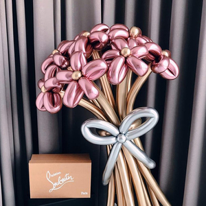 Tongle nhà máy bán buôn bóng bay ma thuật gói của 100 chất lượng cao trẻ em cao su kim loại bóng dài mô hình - Product Image 2