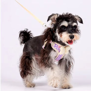 Pettorina per Cani Personalizzata con Motivo a Righe e Fiocco, in Poliestere Regolabile, Colorata, Sportiva, Ecologica e alla Moda - Product Image 4