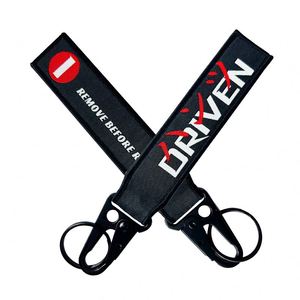 Customized Motorcycle <b>Key</b> Fabric Stitching Moto Car Keyring Airplane <b>Custom</b> Lanyard Keychain - Product Image 2