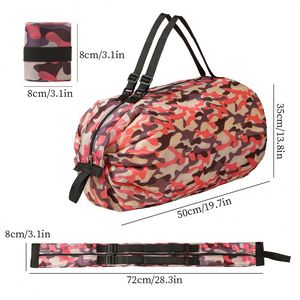 Custom Logo Oxford Cloth Reusable Shopping <b>Bags</b> Foldable Grocery Storage Tote Duffle <b>Bag</b> - Product Image 2