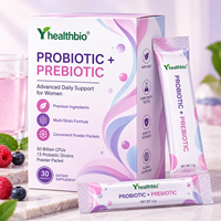 Probiotiques vaginaux pour femmes pH Balance avec prébiotiques et Lactobacillus Probiotic Blend Supplément de santé vaginale pour femmes