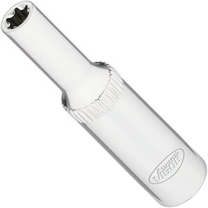 VIGOR Douille en T ∙ long ∙ V7014-6 ∙ 1/4 pouce (6.3mm) carré, creux ∙ TORX extérieur®Profil ∙ Taille E6 - Product Image 1